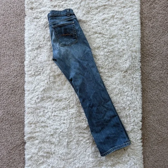 The Limited Midrise Bootcut Flared Jeans Size 8R Distressed Medium Wash - Picture 6 of 11
